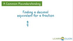 Converting Unit Fractions to Repeating Decimals Instructional Video