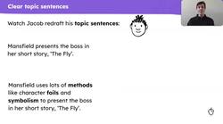 Exploring the presentation of the boss in 'The Fly' by Katherine Mansfield Instructional Video
