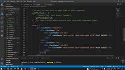 Mega Web Development Bootcamp with React Bootstrap 5, Redux, and REST API - Design Layout of Post Detail Page Instructional Video