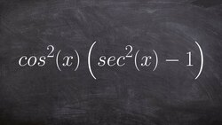How to use the pythagorean identities to simplify a trigonometric expression Instructional Video