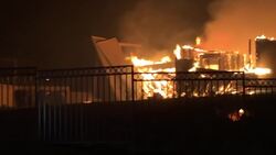 Wildfire east of Los Angeles destroys homes Instructional Video