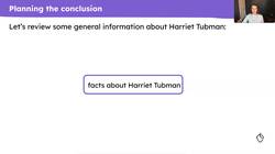 Planning and writing the conclusion of a biography about Harriet Tubman Instructional Video