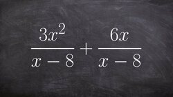 Combining rational expression with like denominators Instructional Video