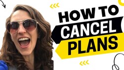 1943 - How to Cancel Social Plans When You're Sick in English Instructional Video