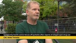 Toronto health centre fences off parkette after reports of alleged open drug use News Clip