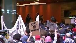 Australia anti-war protest: Activists clash with police outside military expo News Clip