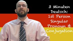 Ich & Conjugation - 3 Minuten Deutsch Lesson #1 - Deutsch lernen Instructional Video