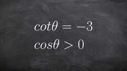 Given an angle and constraint find the six trig functions of the angle Instructional Video