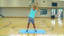 Stretching your muscles for PE (part 1) Instructional Video