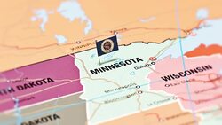 Minnesota from USA States Stock Footage