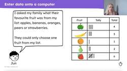 Entering data Instructional Video