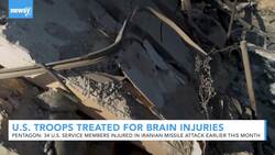 34 U.S. Troops Diagnosed With Brain Injuries After Missile Attack News Clip