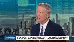 China Trade Deal Won’t Be Closed Without IP Changes, Sen. Portman Says News Clip