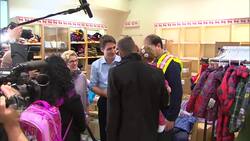 Trudeau, Wynne greet refugees News Clip