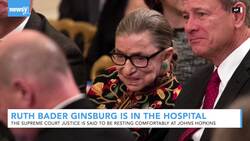 Ruth Bader Ginsburg Is In The Hospital With A Possible Infection News Clip
