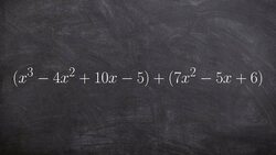 Overview adding polynomials Instructional Video