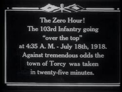 US troops attack German HQ in Alsace. US troops over the top, two fall. Stock Footage