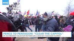 AP: Pence Told Pentagon In Urgent Jan. 6 Call To 'Clear the Capitol' News Clip