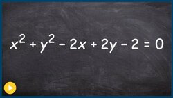Find the center and radius of a circle by completing the square Instructional Video