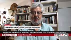 Former hostage negotiator remembers friend Vivian Silver, killed by Hamas News Clip