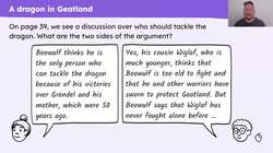 Beowulf and the dragon Instructional Video