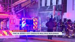Fire in Jersey City destroys at least one business and apartments News Clip