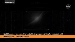 NASA spacecraft en route to smash into asteroid News Clip