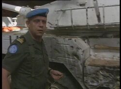 Bosnia - French Tanks In Position Outside Sarajevo Instructional Video