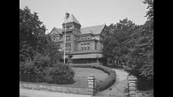 New York Gov. Thomas Dewey works in his office in Albany News Clip