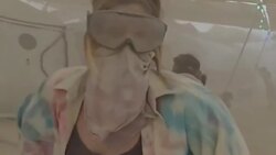 Burning Man Festival: Dust Storms Cause Chaos Stock Footage