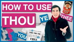 The Evolution and Usage of 'Thou' and 'You' in English Instructional Video