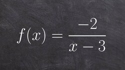 Graph a reciprocal function and determine the limits of the vertical asymptotes Instructional Video