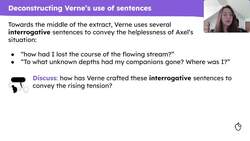 Emulating how Verne uses sentences in ‘Journey to the Centre of the Earth’ Instructional Video