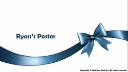 Ryan’s Poster (Find the perimeter in the context of a one-step real-world problem.) Instructional Video