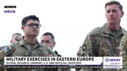 Russia, Ukraine, Belarus, U.S. Carry Out Military Exercises In Europe News Clip