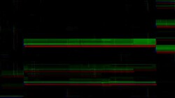 Noise on Analog TV Screen VHS Stock Footage