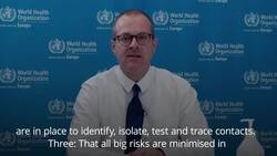 World Health Organisation warns that Europe is still in the 'midst of a storm' during the coronavirus crisis News Clip