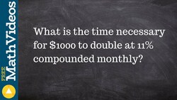 Solving exponential growth model problems ex 1 Instructional Video