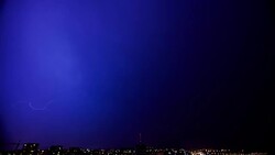 Thunder Storm Lightning Time-lapse Stock Footage
