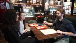 CLEAN : Albanian artist offers 'therapy' with portraits painted in coffee News Clip