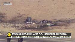 Arizona plane crash: Two dead after small planes collide midair at Marana airport News Clip