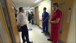 Sir Keir Starmer visits staff at the Royal Derby Hospital News Clip