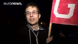 Protests in Hungary after president signs new university law News Clip