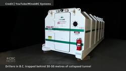 B.C. mine workers still trapped hundreds of metres underground in blocked tunnel News Clip