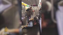 US man charged in New York City subway chokehold death News Clip