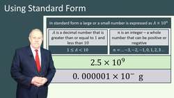 Using Standard Form in Biology: Converting Large and Small Numbers for Easier Calculations Instructional Video