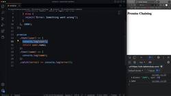 Modern JavaScript from the Beginning - Second Edition - Promise Chaining Instructional Video
