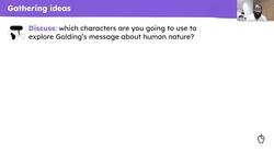 Planning a written response on human nature in Golding's 'Lord of the Flies' Instructional Video