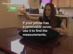 How to Re-Cover a Pillow Instructional Video