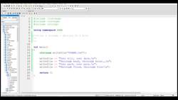 Fundamentals of Object-Oriented Programming - C++ - Files - BUFFER Instructional Video
